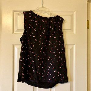 Gathered Neck Sleeveless Top